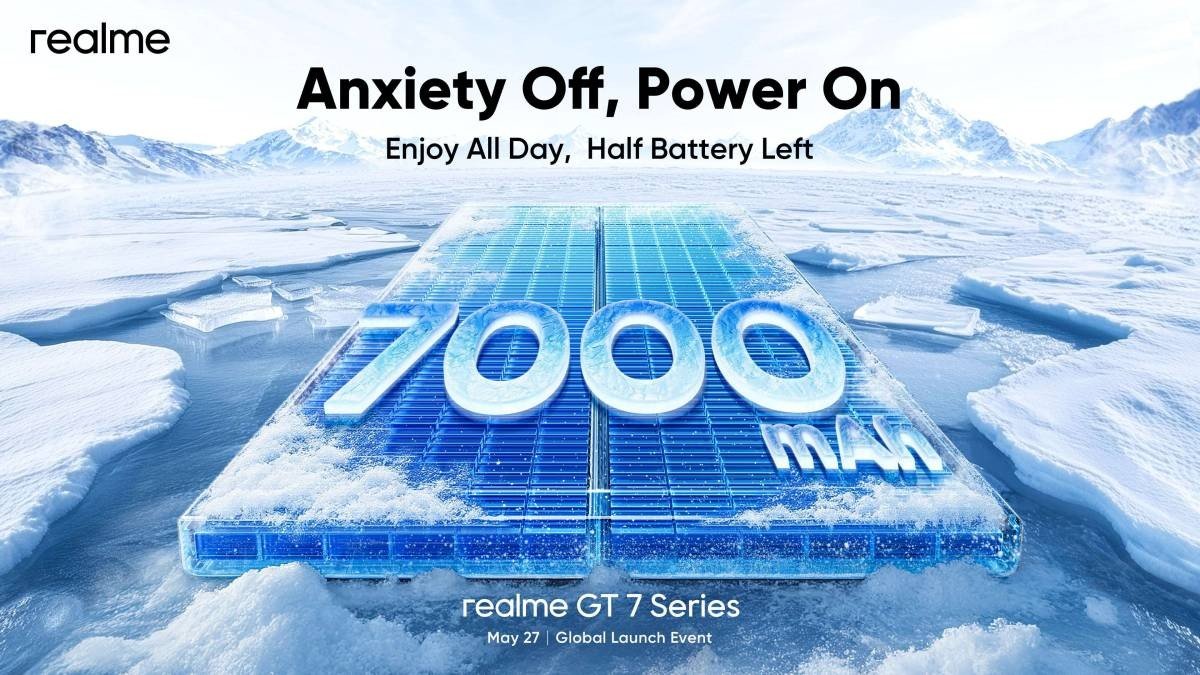 Realme GT 7: 7,000mAh Battery with 120W Charging to Launch Globally on May 27